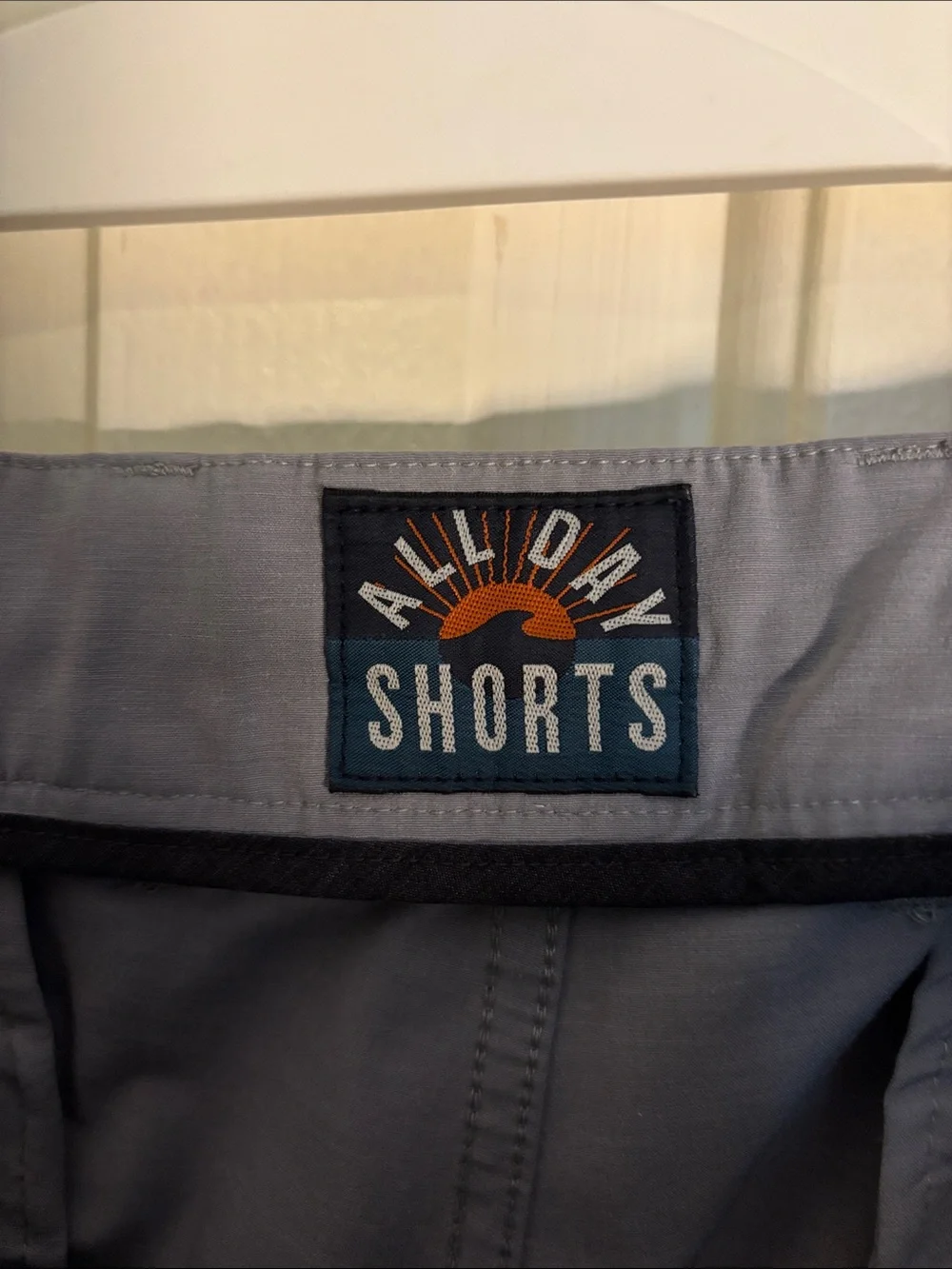 Faherty Men's Light Gray Flat-Front Performance Shorts